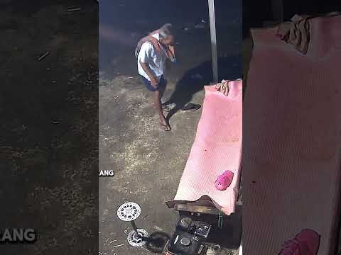 terpantau cvtv bapak2 tidur di depan bengkel