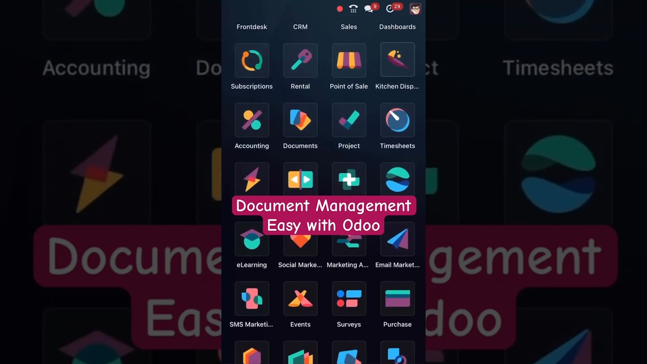 Odoo Document Management #odoo #business #businessdocument #odoofinance | 20.03.2025

