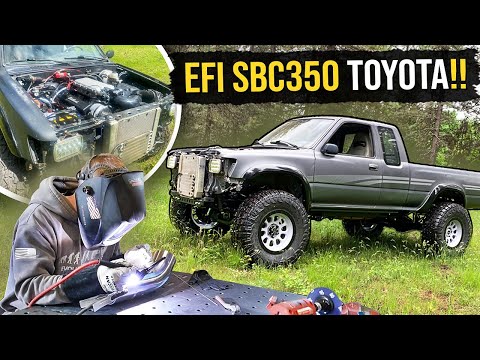 First Drive In The EFI V8 Toyota Pickup!!