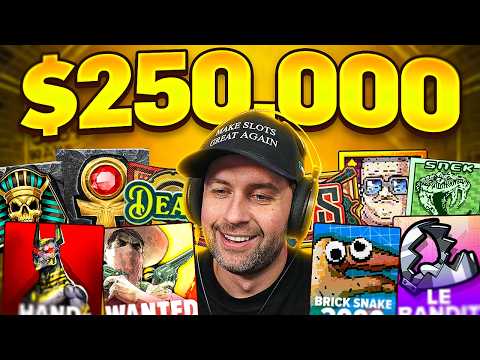 I WON OVER $250,000 on MY FAVORITE SLOTS during this MASSIVE SESSION!! (Highlights)