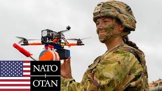 U.S. Army, NATO. FPV drones during military exercises in Germany.