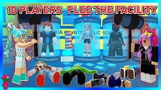 FLEE THE FACILITY BUT WITH 10 PLAYERS!!!