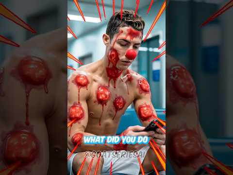 Cristiano Ronaldo Got Stung by a BEE! ๐ฑ ๐ โ #shorts #ronaldo #messi