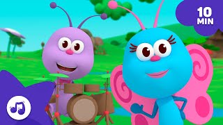 🎵 10 Minutos para Cantar e Dançar com Ti-Ti e To-To | Músicas Infantis | Bichikids em Português