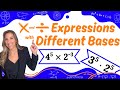 Simplifying Expressions with Different Bases
