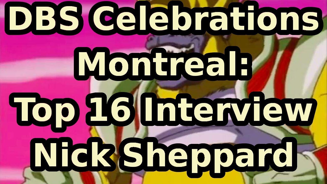 DBS Celebrations Montreal: Top 16 Interview Nick Sheppard