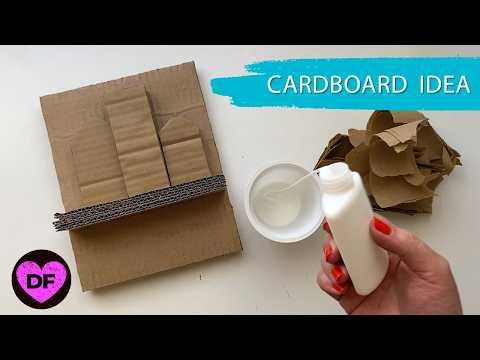 DIY 📦 Simple Cardboard Wall Decor Idea