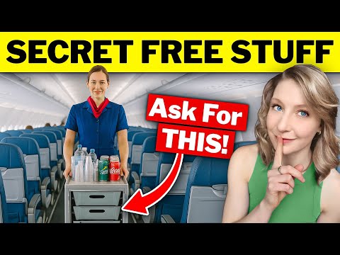 21 FREE THINGS You Didn't Know You Could Get on a Flight!