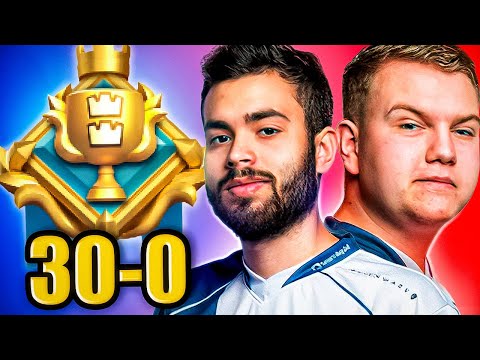 30-0 CON ESTA LOCURA DE MAZO 😳 CLASH ROYALE