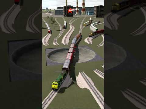 Kereta Api Cepat Melintasi Kecelakaan Kereta Api Di Turntable #train #indianrailways #railway