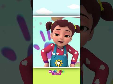 I Have Ten Little Finger - Sing Along With Meeko #shorts #childrensongs    #nurseryrhymes