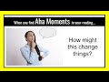Aha Moments in Literature: Key Signposts Explored