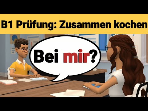 Mündliche Prüfung Deutsch B1 | Gemeinsam etwas planen/Dialog |sprechen Teil 3: Kochen