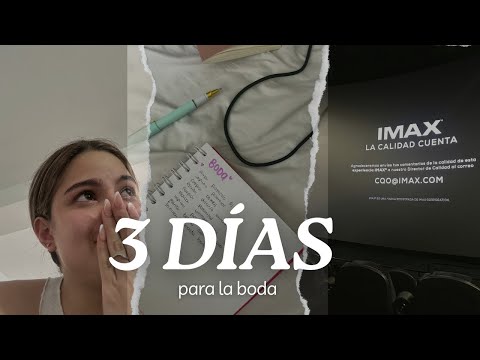 FALTAN 3 DÍAS PARA LA BODA! Vlog: update + llegaron mis papás + detalles