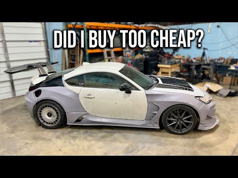 $5,000 Salvage BRZ: Was It a Mistake? Major Body Repair Begins!