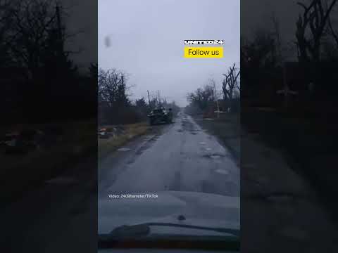 Ukrainian BRDM-2 Armored Vehicle Conducts Indirect Fire #warinukraine