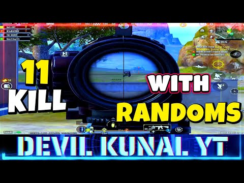 🔥DESTROYING WHOLE LOBBY WITH RANDOMS TEAMMATES 🔥| ❤️DEVIL KUNAL YT🔥 #battlegroundsmobileindia