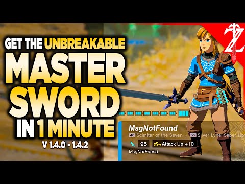 How To Get The Fused UNBREAKABLE Master Sword In Tears of the Kingdom! V1.4.0 - 1.4.2