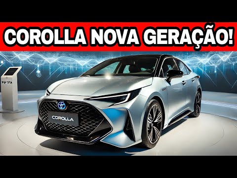 🚨 NOVO TOYOTA COROLLA 2026: NOVA GERAÇÃO NO BRASIL!