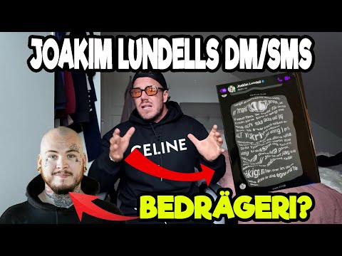 LÄCKTA SMS MELLAN JOAKIM LUNDELL & LINNEA LUNDSTRÖM (RASK BEDRÄGERI)