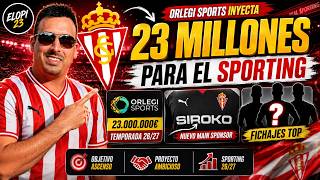ORLEGI METE 23 MILLONES DE EUROS y LLEGA la CAMISETA SIROKO SPORTING | LIGA HYPERMOTION 2026/2027