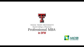 Rawls College Professional MBA in DFW