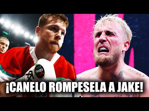 Le piden a CANELO que le cierre EL HOCICO a JAKE PAUL! CANELO ROMPESELA a JAKE