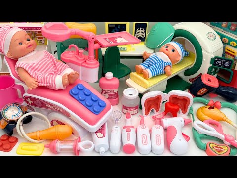 16 minutes Satisfying with Unboxing Cute Toys Pink and Blue Doctor Set | Review Toys | ASMR