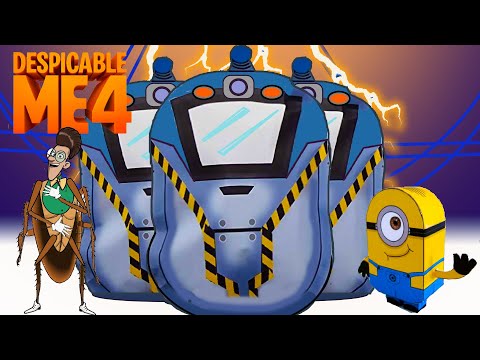 DIY DESPICABLE ME 4 - GRU vs MAXIME Making Blind Bag Mega Minions 4