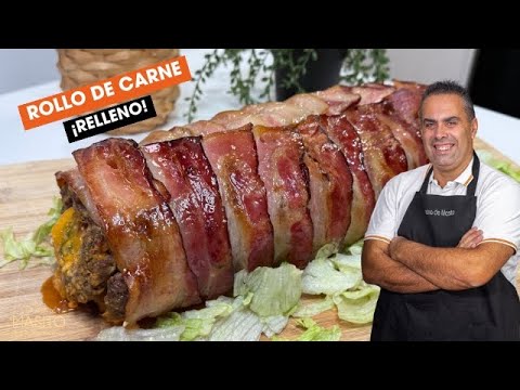 Rollo relleno de carne picada MUY RICO