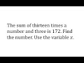 Solving Linear Equations and Verification