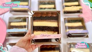 🔥 La rebanada de PASTEL para VENDER y atraer más CLIENTES 🤑 SLICE CAKE de Chocoflan para negocio