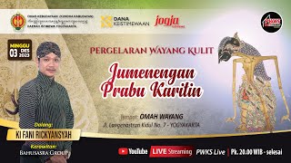 Pagelaran Wayang Kulit Dalang Ki Fani Rickyansyah Lakon Jumenengan Prabu Karitin