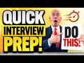 Interview Preparation Strategies