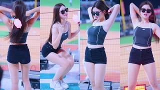 [8K] 긴머리가 짜증나는 김정원 치어리더 직캠 Kim Jeong-Won cheerleader fancam KT위즈 250718