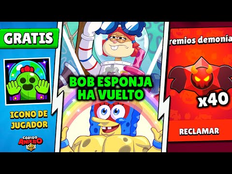 BOB ESPONJA VUELVE, REGALO para TODOS y MUCHOS DROPS en BRAWL STARS