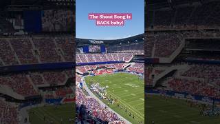 The First Ever Shout Song in the New Highmark Stadium! #buffalobills #highmarkstadium #billsmafia