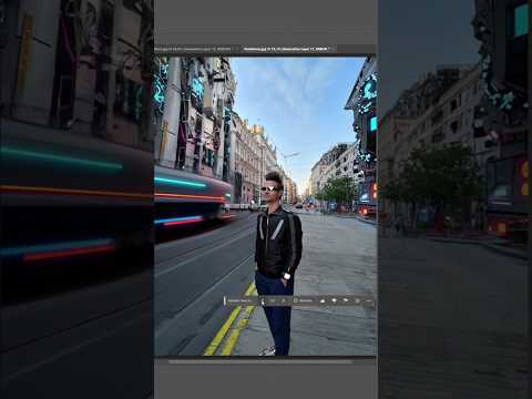 To the Future with Photoshop generative AI fill #adobefirefly #generativefill #ai #generativeai