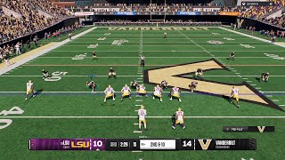 College Football 25 - LSU vs Vanderbilt (Online Ranked)