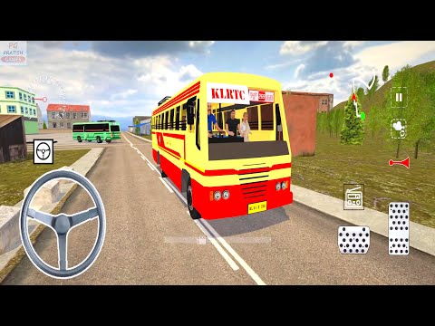 KSRTC Bus Driving in Bharat Bus Simulator Android Gameplay | Bus Games Like Bus Simulator Indonesia