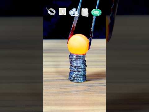 1000°C Red Hot Metal Ball VS Aluminium+Tape+Ice+Toilet Paper and Pear Soap
