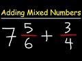 Adding Mixed Numbers with Fractions Explained