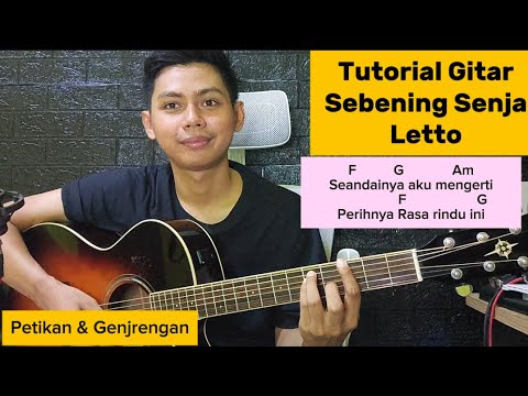 (Chord) Sebening Senja - Letto | Tutorial Gitar Pemula