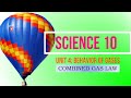 Understanding the Combined Gas Law