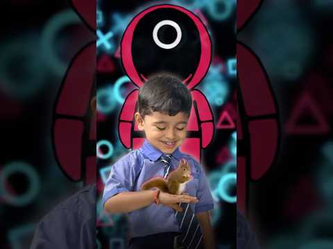 Squid game part 2 👺 #squrrel  #doli #dolly #mastikipaathsala #squidgame2 #squidgame