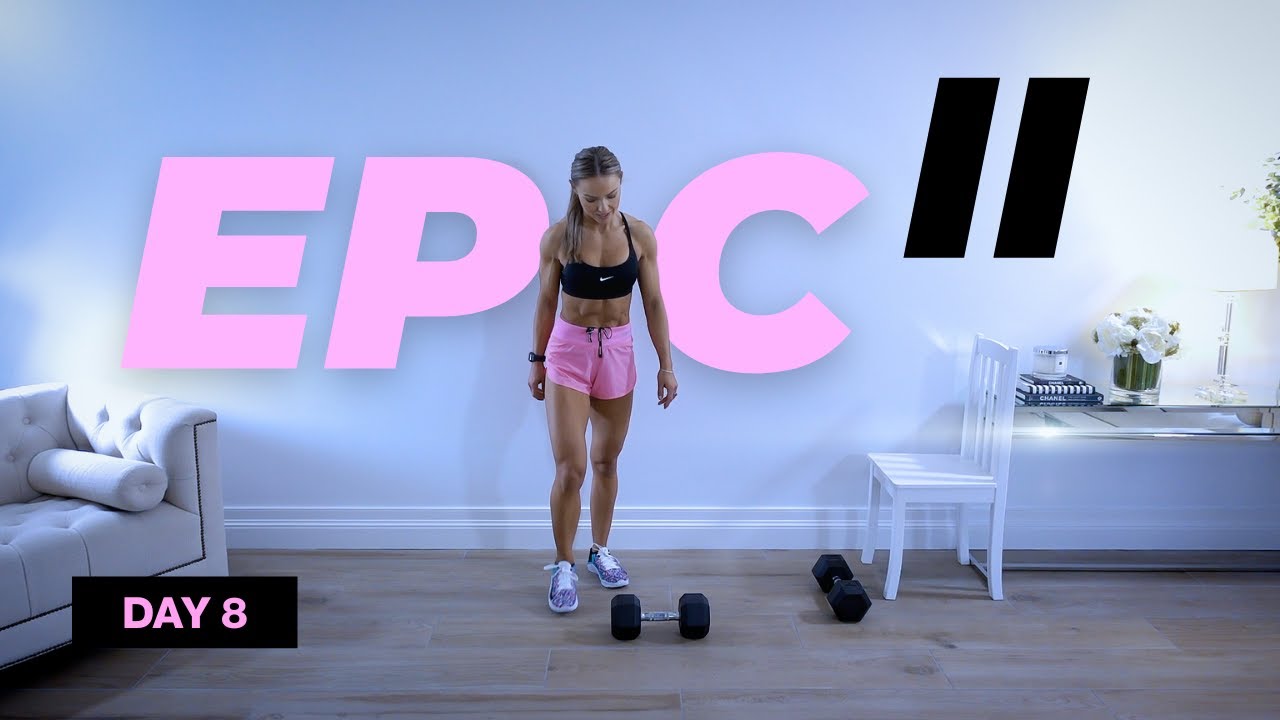 UNILATERAL Leg Day / 45 Min Lower Body Workout - EPIC II - Day 8 - Caroline Girvan