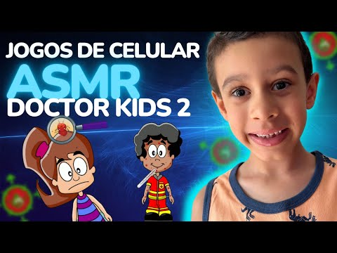 ASMR Jogos de Celular Doctor Kids 2 | Zuca e Tuga Kids #asmrkids