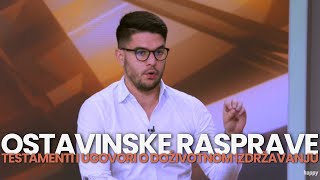 Ostavinske rasprave - Problemi sa testamentima i ugovorima o dozivotnom izdrzavanju