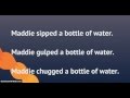 Vivid Verbs in Writing
