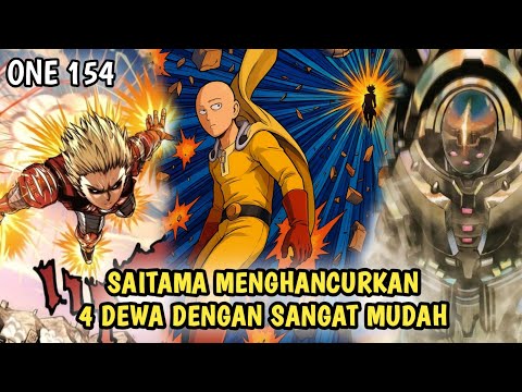 AMAZING! SAITAMA MENGHANCURKAN 4 DEWA SEKALIGUS | WC OPM 154